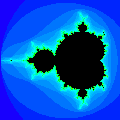 Mandelbrot blue